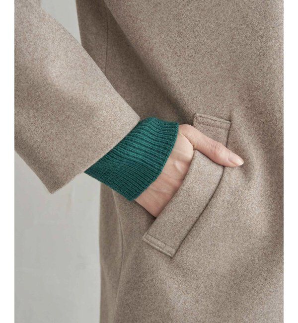 IKKA LOUNGE「ウールライクストレッチフードコート」|その他|