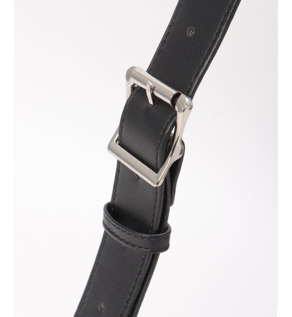 ikka「合皮横長肩掛けショルダーバッグ」|その他|