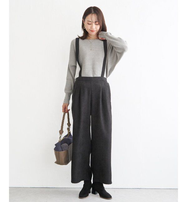 IKKA LOUNGE「横リブドルマンラメニットプルオーバー」|プルオーバー|