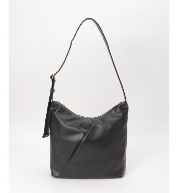 ikka「スクエアビッグショルダーバッグ」|その他|ブラック