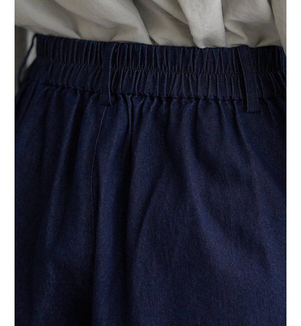 ikka「フロントタックワイドパンツ」|その他|