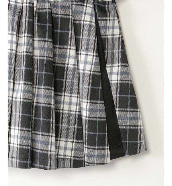 ikka kids「サイドハイショクタックチェックSK」|スカート|