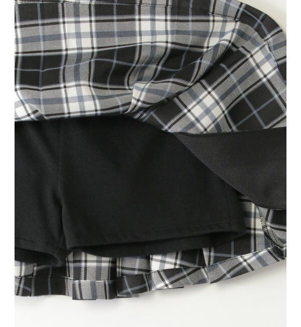 ikka kids「サイドハイショクタックチェックSK」|スカート|