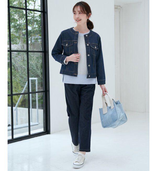 ikka「【雑誌InRed4月号掲載】ストレッチノーカラーGジャン」|その他|