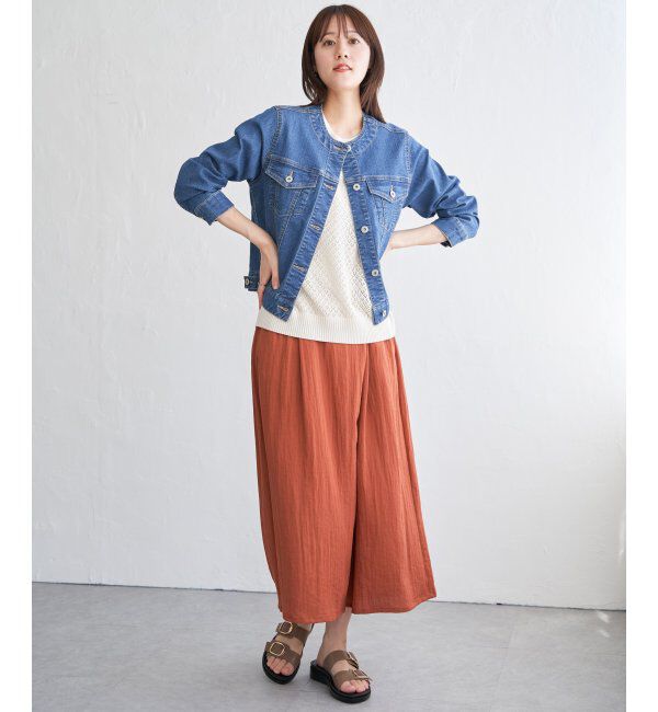 ikka「【雑誌InRed4月号掲載】ストレッチノーカラーGジャン」|その他|