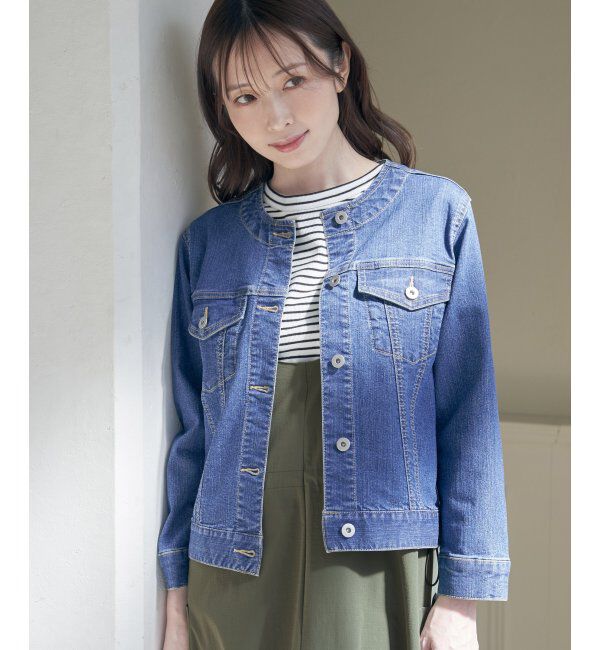 ikka「【雑誌InRed4月号掲載】ストレッチノーカラーGジャン」|その他|