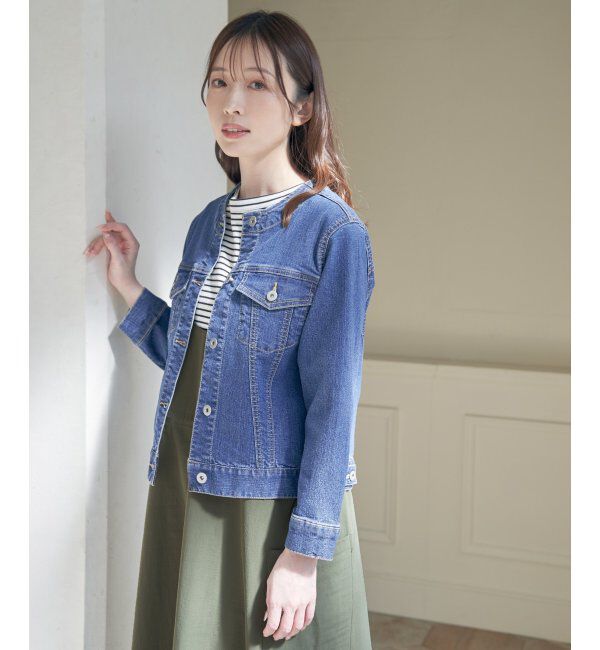 ikka「【雑誌InRed4月号掲載】ストレッチノーカラーGジャン」|その他|