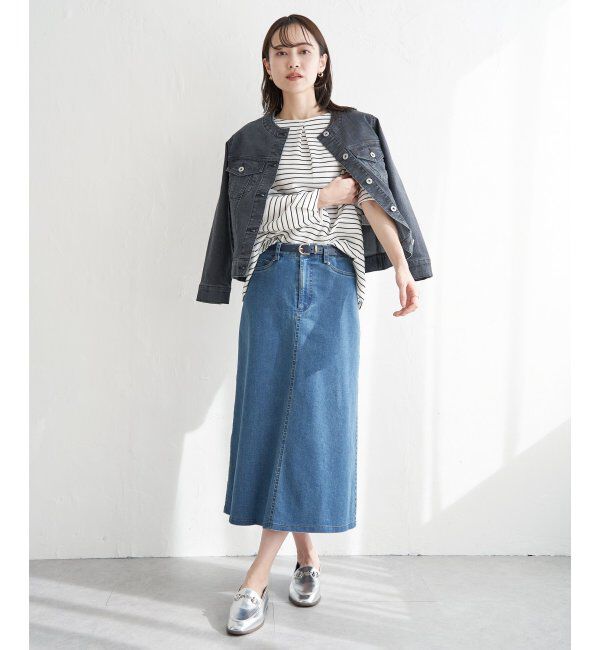 ikka「【雑誌InRed4月号掲載】ストレッチノーカラーGジャン」|その他|