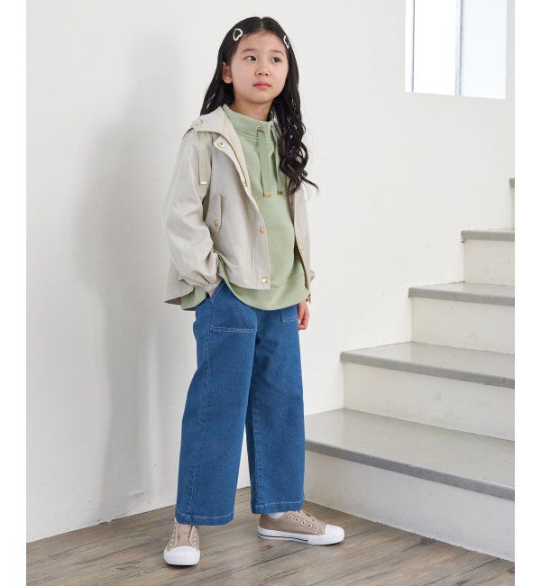 ikka kids「バックレースアップデニムベーカーパンツ（120~160cm）」|その他|