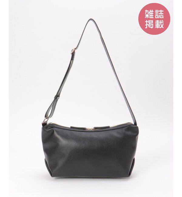 ikka「【雑誌InRed5月号掲載】合皮スクエアミニショルダーバッグ」|その他|ブラック