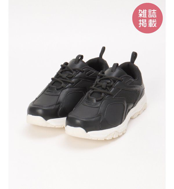 ikka「【雑誌InRed4月号掲載】ダッドスニーカー」|その他|ブラック