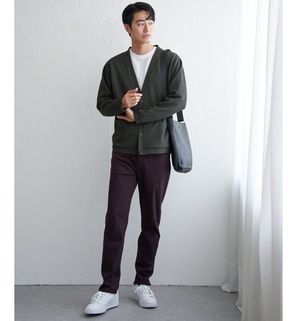 ikka「パイナップルサイドポケカーデ」|カーディガン|