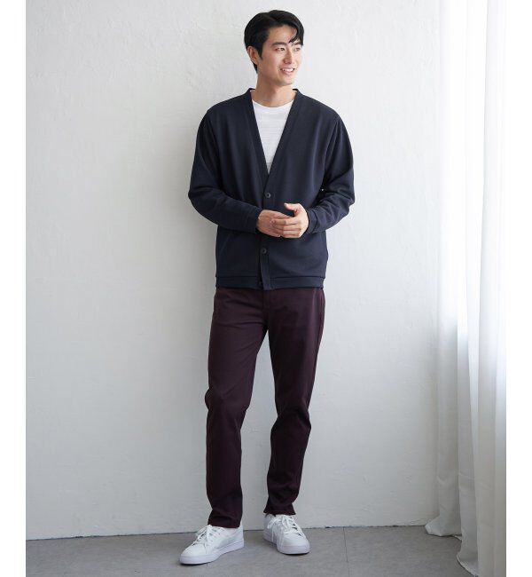 ikka「パイナップルサイドポケカーデ」|カーディガン|