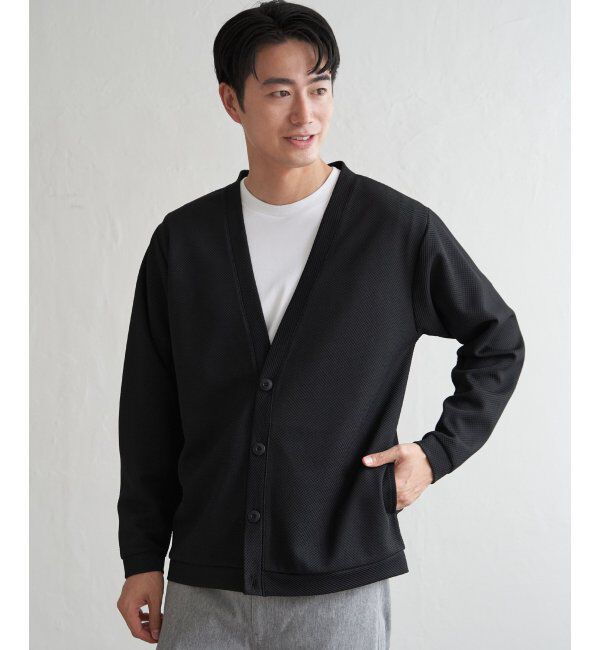 ikka「パイナップルサイドポケカーデ」|カーディガン|