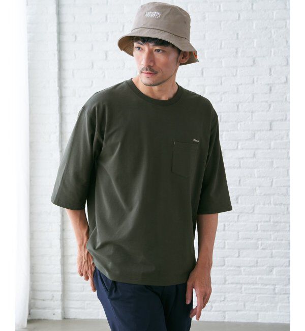 ikka「インレイ７ブポケットプリントＴ」|Tシャツ・カットソー|