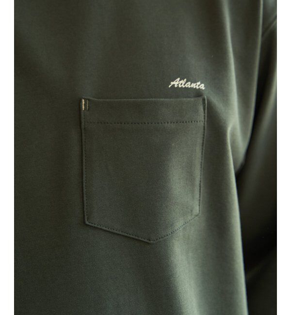 ikka「インレイ７ブポケットプリントＴ」|Tシャツ・カットソー|