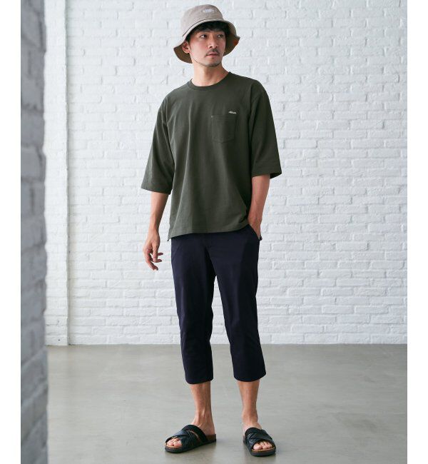 ikka「インレイ７ブポケットプリントＴ」|Tシャツ・カットソー|