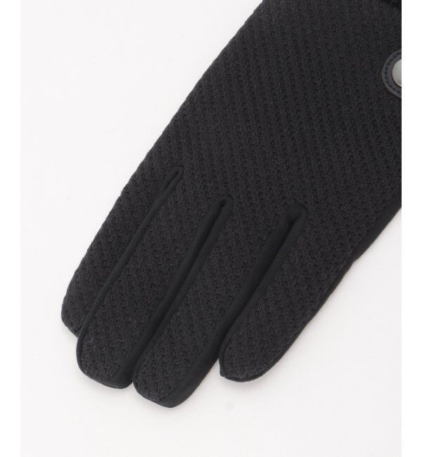 ikka「リブ編みグローブ」|手袋|