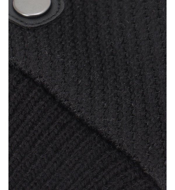 ikka「リブ編みグローブ」|手袋|