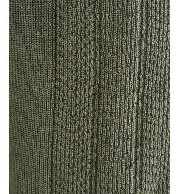 ikka「綿混サイドリボンニットベスト」|ニット・セーター|