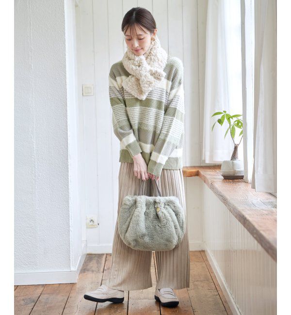 ikka「エコファーダブルポケット付き2WAYトートバッグ」|その他|