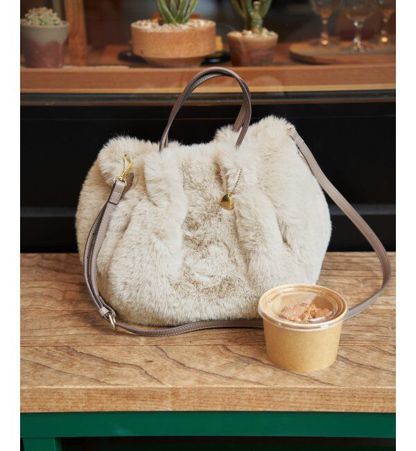 ikka「エコファーダブルポケット付き2WAYトートバッグ」|その他|