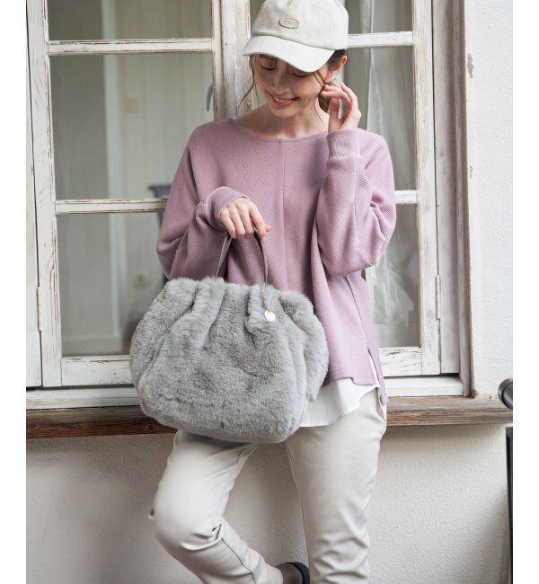 ikka「エコファーダブルポケット付き2WAYトートバッグ」|その他|