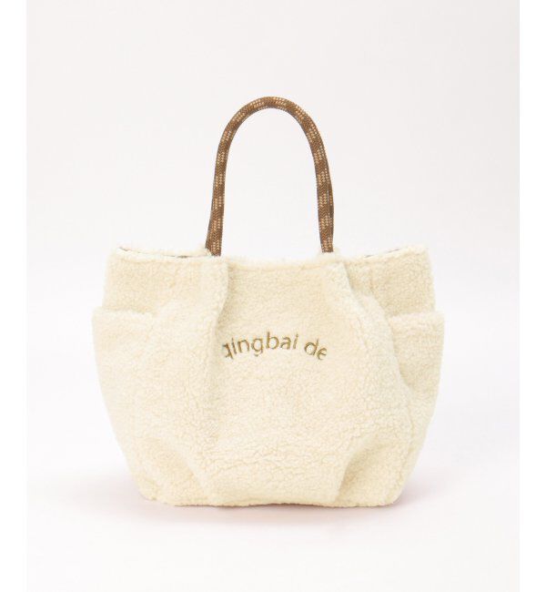 ikka「ボアロゴ入りミニトートバッグ」|その他|