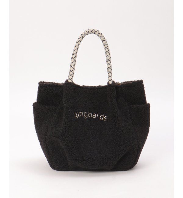 ikka「ボアロゴ入りミニトートバッグ」|その他|