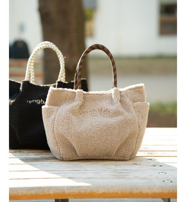 ikka「ボアロゴ入りミニトートバッグ」|その他|