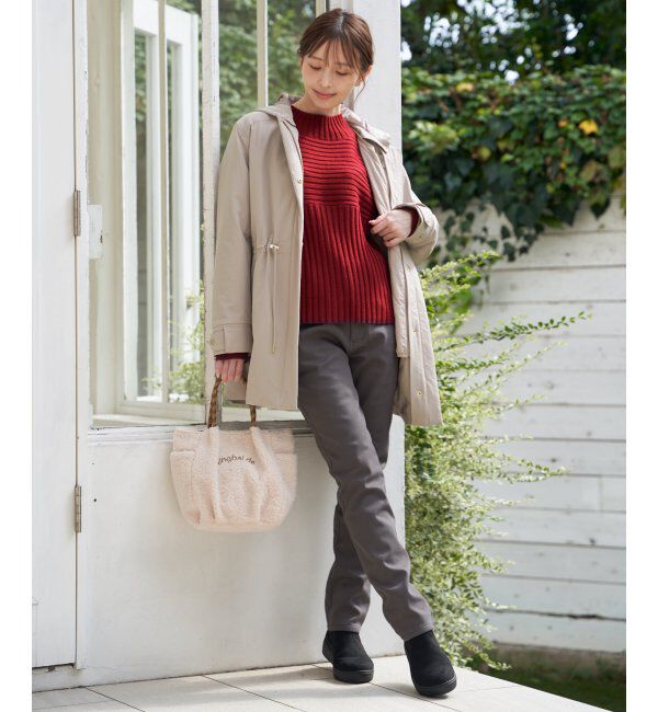 ikka「ボアロゴ入りミニトートバッグ」|その他|