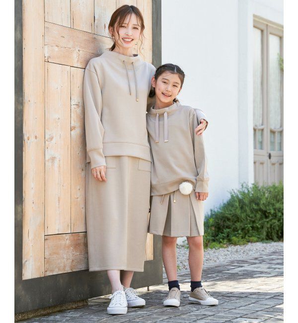 ikka kids「GOKU楽鹿の子ダンボールキュロット（120~160cm）」|スカート|