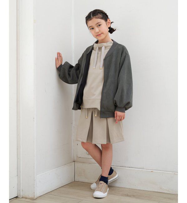 ikka kids「GOKU楽鹿の子ダンボールキュロット（120~160cm）」|スカート|