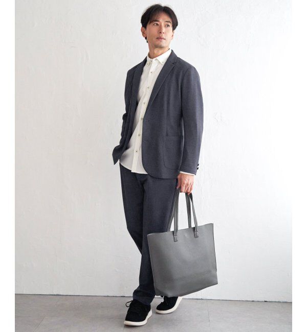 IKKA LOUNGE「【セットアップ対応】GOKU楽ワークライトデニムジャケット」|テーラードジャケット|