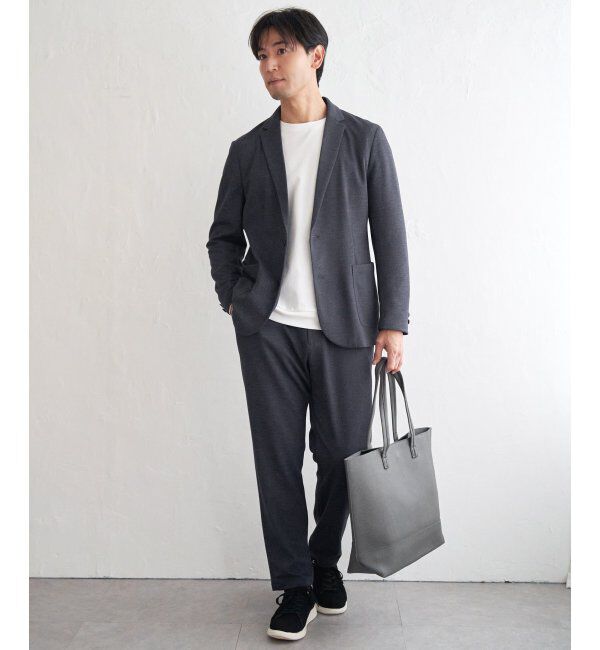 IKKA LOUNGE「【セットアップ対応】GOKU楽ワークライトデニムジャケット」|テーラードジャケット|