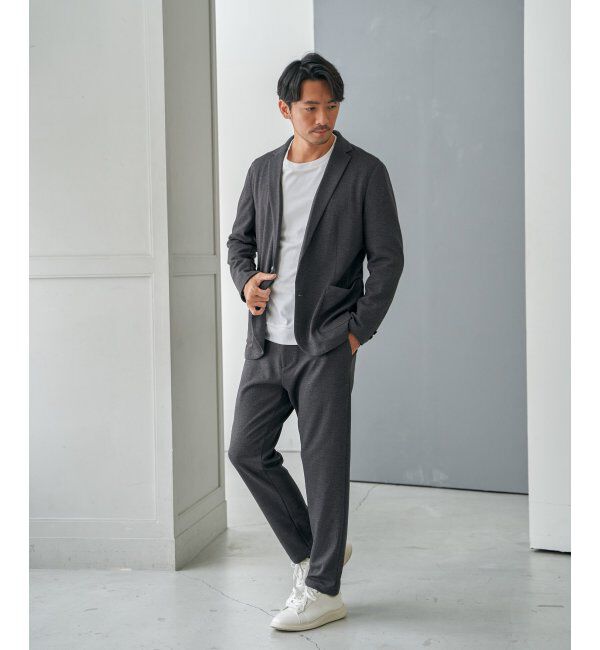 IKKA LOUNGE「【セットアップ対応】GOKU楽ワークライトデニムジャケット」|テーラードジャケット|