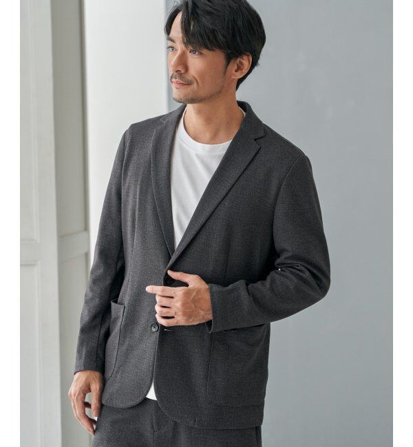 IKKA LOUNGE「【セットアップ対応】GOKU楽ワークライトデニムジャケット」|テーラードジャケット|