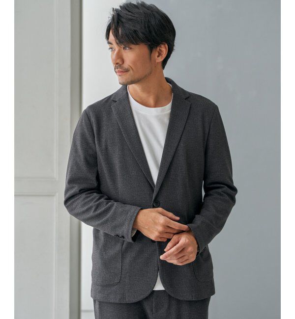 IKKA LOUNGE「【セットアップ対応】GOKU楽ワークライトデニムジャケット」|テーラードジャケット|