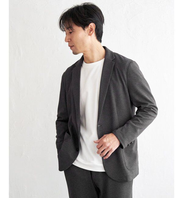 IKKA LOUNGE「【セットアップ対応】GOKU楽ワークライトデニムジャケット」|テーラードジャケット|