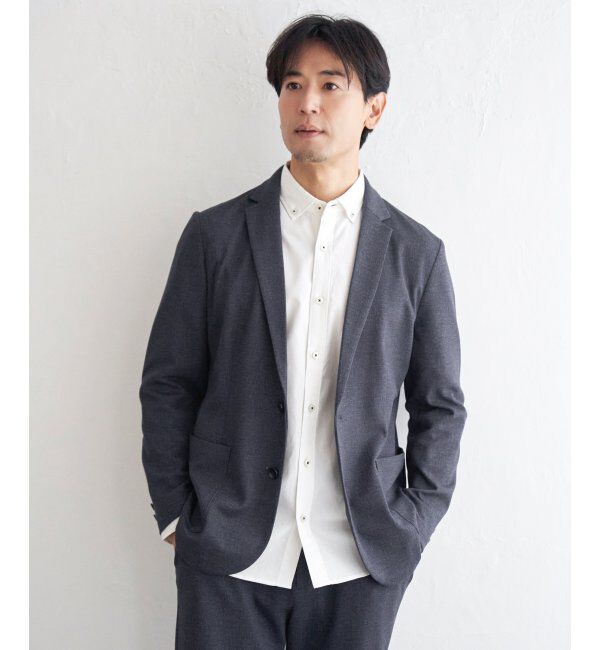 IKKA LOUNGE「【セットアップ対応】GOKU楽ワークライトデニムジャケット」|テーラードジャケット|