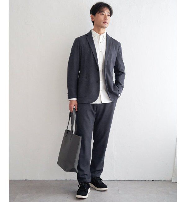 IKKA LOUNGE「【セットアップ対応】GOKU楽ワークライトデニムジャケット」|テーラードジャケット|