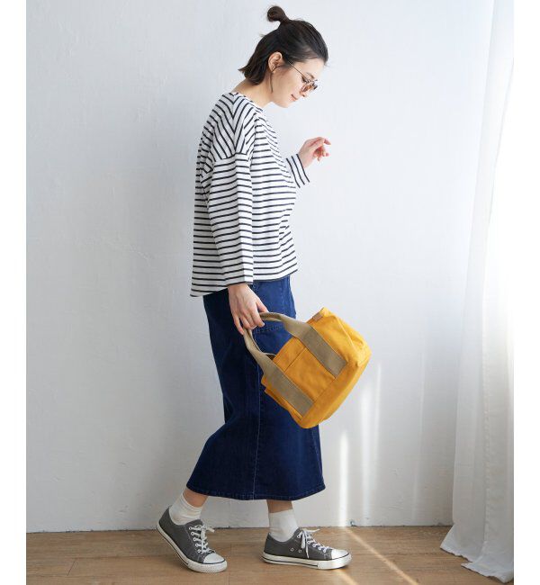 Lbc with Life「キャンバス仕切りミニトートバッグ」|その他|