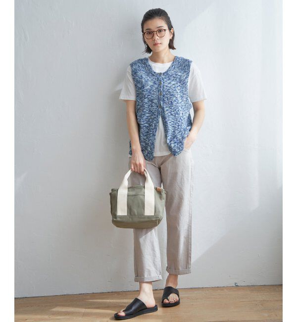 Lbc with Life「キャンバス仕切りミニトートバッグ」|その他|