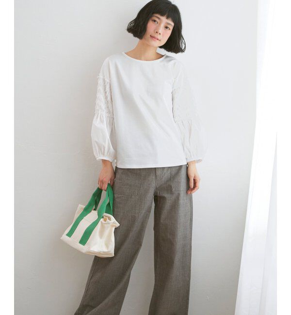 Lbc with Life「キャンバス仕切りミニトートバッグ」|その他|