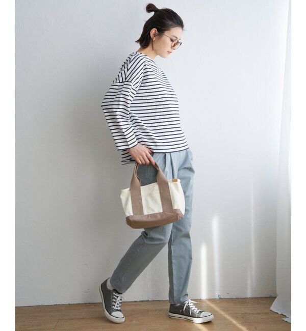 Lbc with Life「キャンバス仕切りミニトートバッグ」|その他|