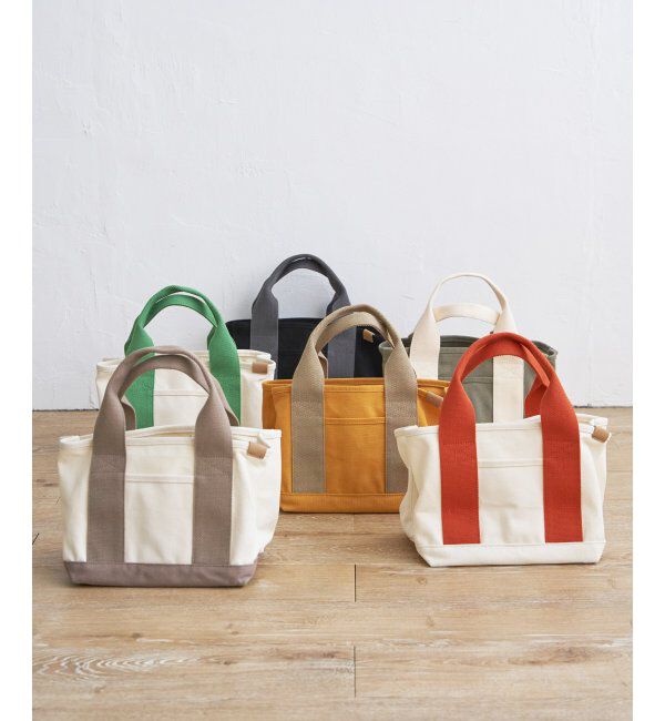 Lbc with Life「キャンバス仕切りミニトートバッグ」|その他|