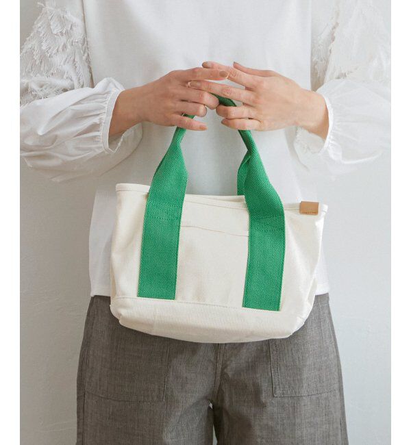 Lbc with Life「キャンバス仕切りミニトートバッグ」|その他|グリーン