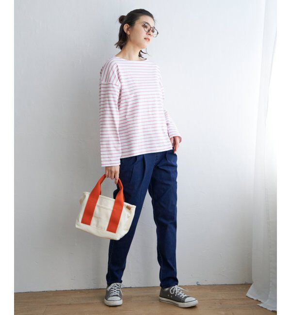 Lbc with Life「キャンバス仕切りミニトートバッグ」|その他|