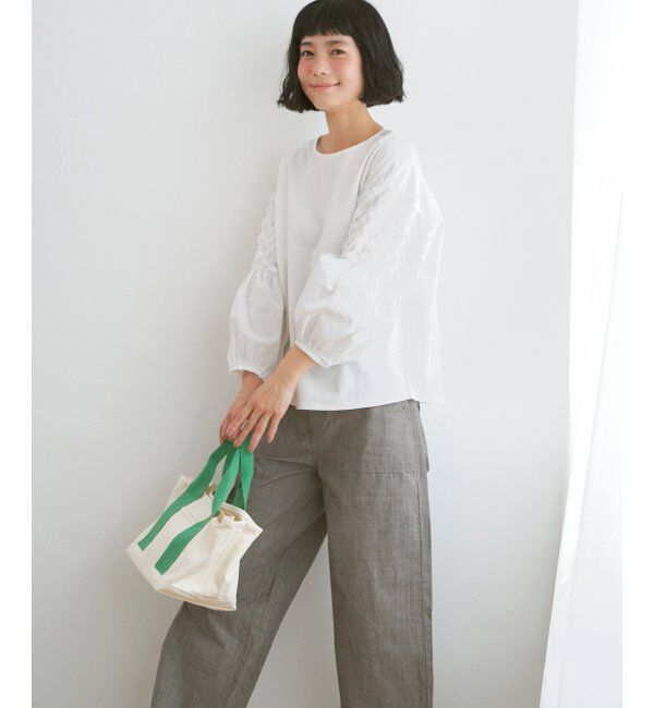 Lbc with Life「キャンバス仕切りミニトートバッグ」|その他|