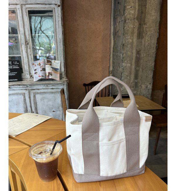 Lbc with Life「キャンバス仕切りミニトートバッグ」|その他|